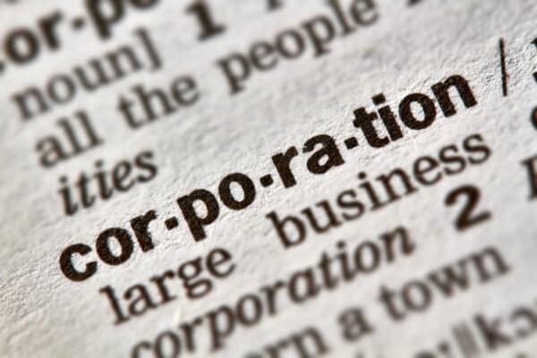 Corporation definition in dictionary
