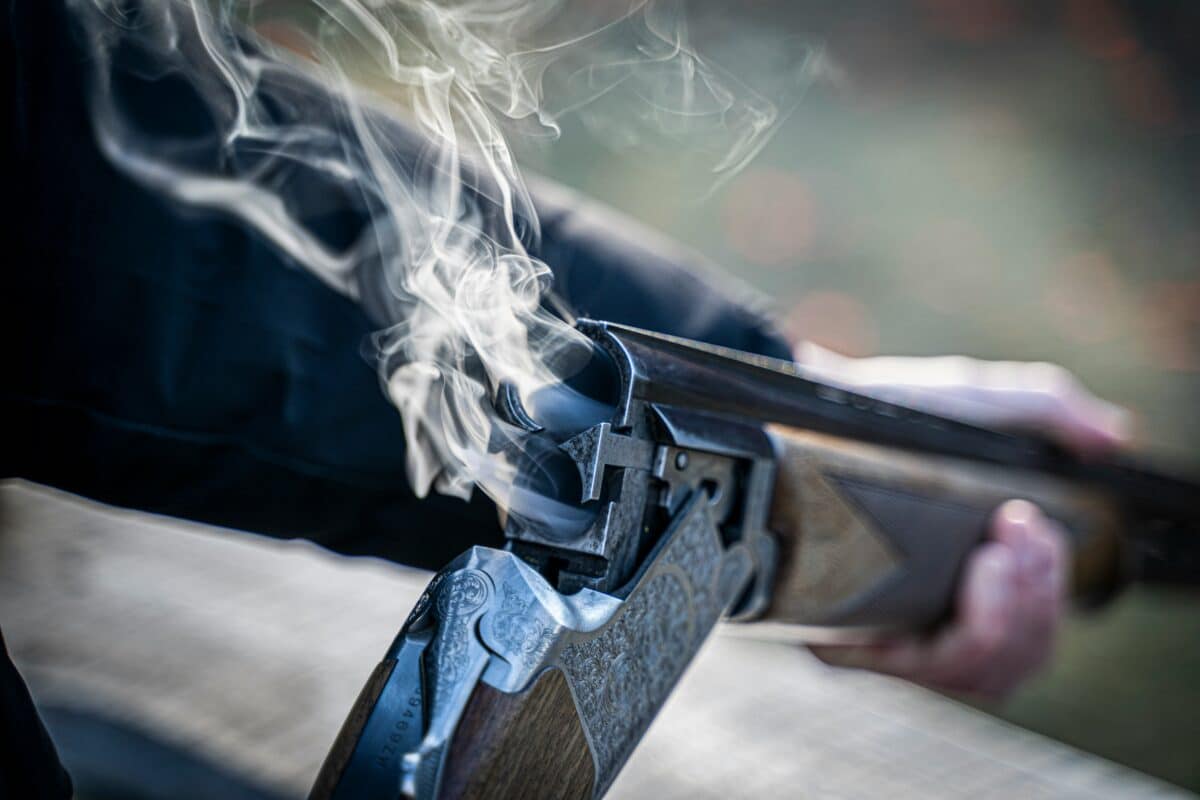 Recently fired shotgun