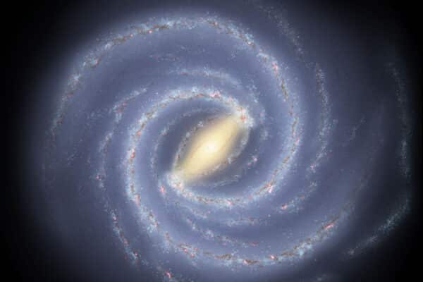 The Milky Way Galaxy is seen in this illustration.