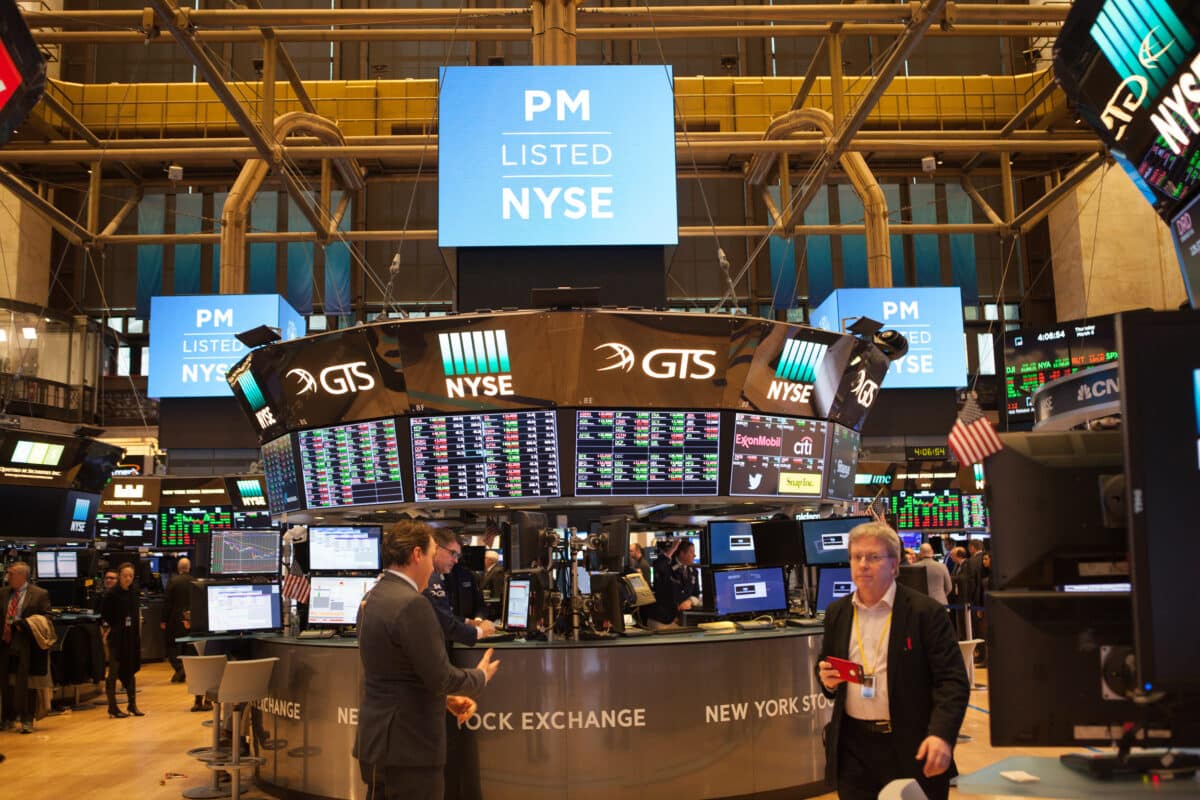 New York Stock Exchange (NYSE) on Wall Street in NYC