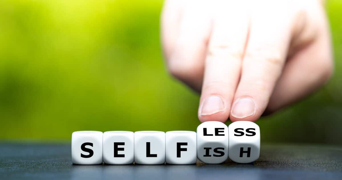 Selfish and selfless