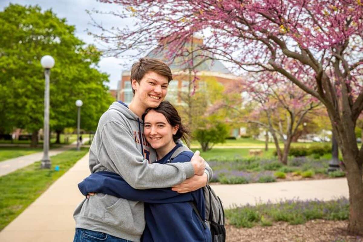 College couple