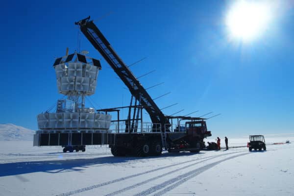 The unusual radio pulses were detected by the Antarctic Impulsive Transient Antenna (ANITA) experiment, a range of instruments flown on balloons high above Antarctica that are designed to detect radio waves from cosmic rays hitting the atmosphere.