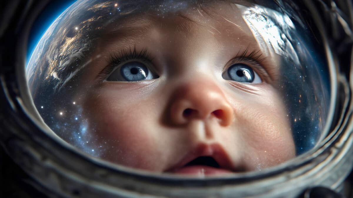 Baby astronaut