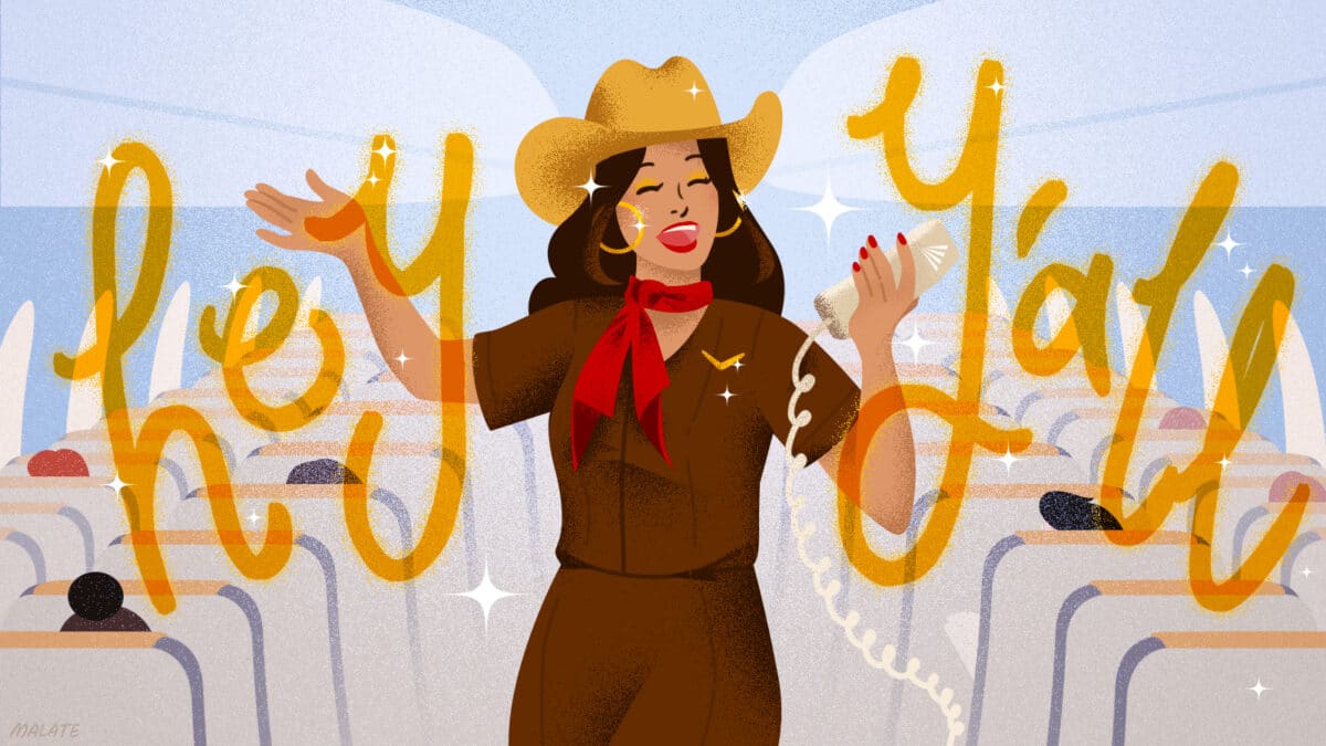 A study by Tsai et al. showed that twangy, female voices are best understood among plane and train sounds