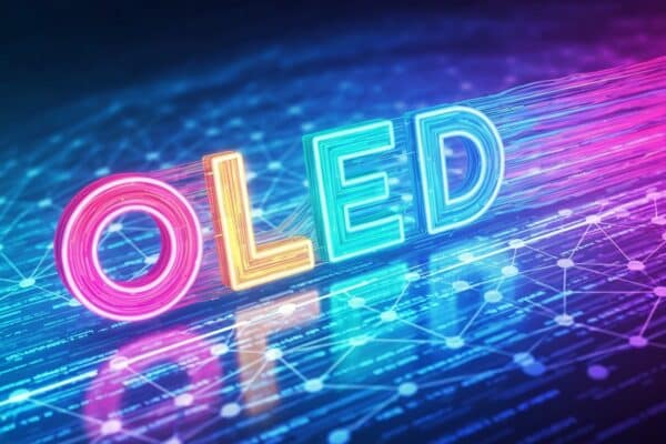 OLED data transmission over the internet