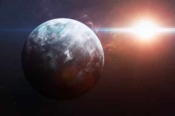 Ninth planet of the solar system concept
