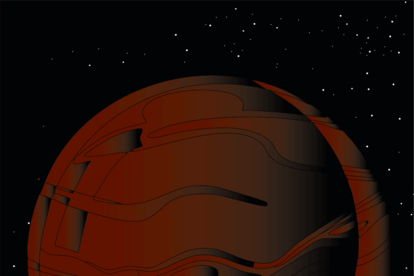 Artistic representation of a dark dwarf