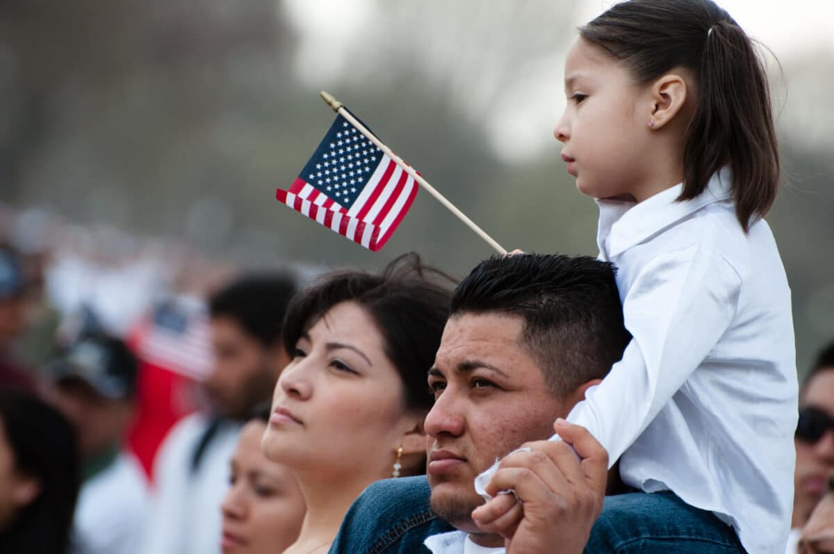 Immigration protest