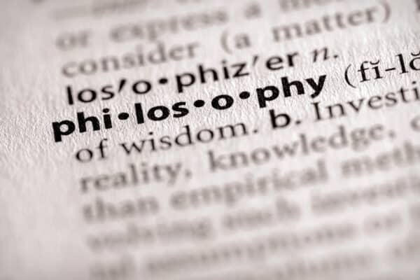 Philosophy in the dictionary