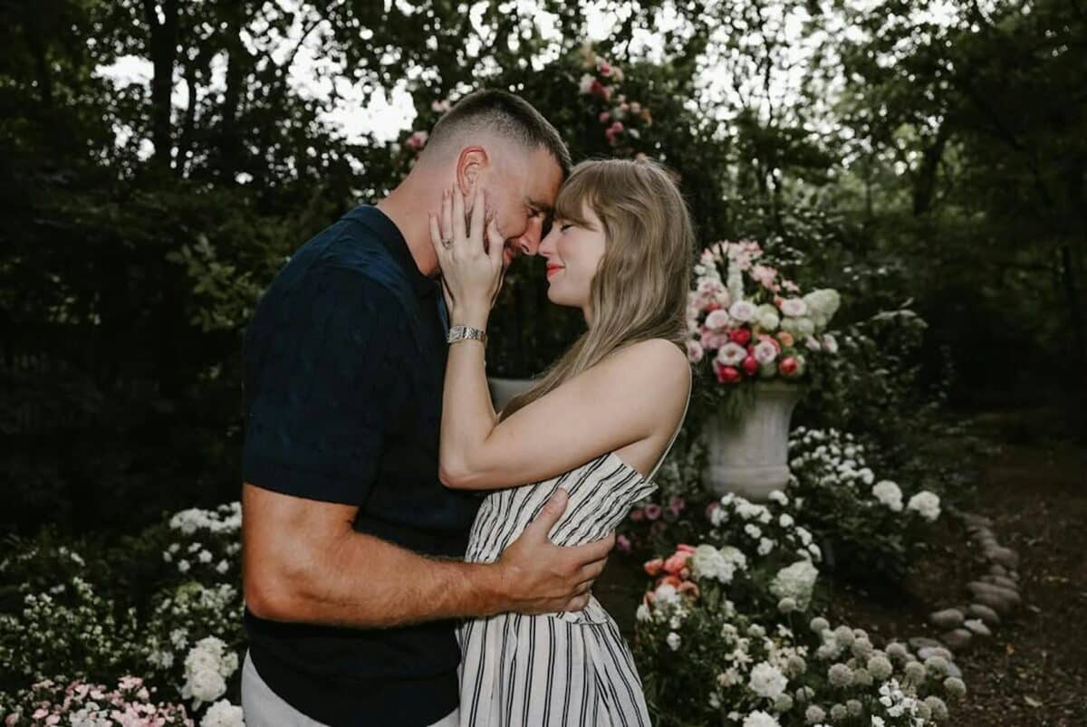 Taylor Swift Travis Kelce engaged