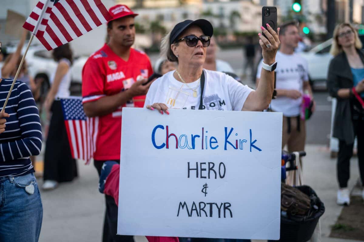 Charlie Kirk vigil