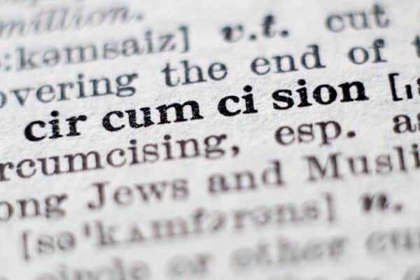 Circumcision in the dictionary