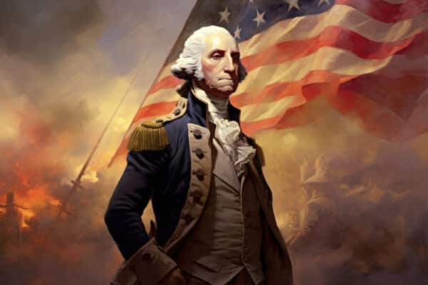 George Washington, first President of the United States of America