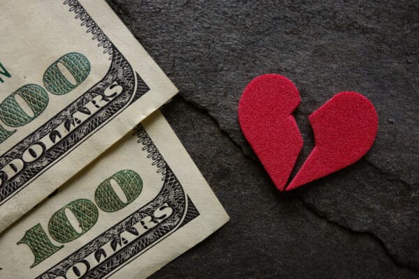 Price of Divorce: Money and a broken heart