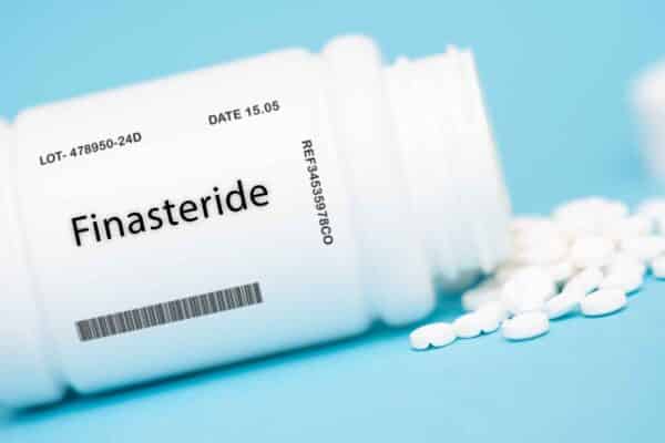 Finasteride pill bottle