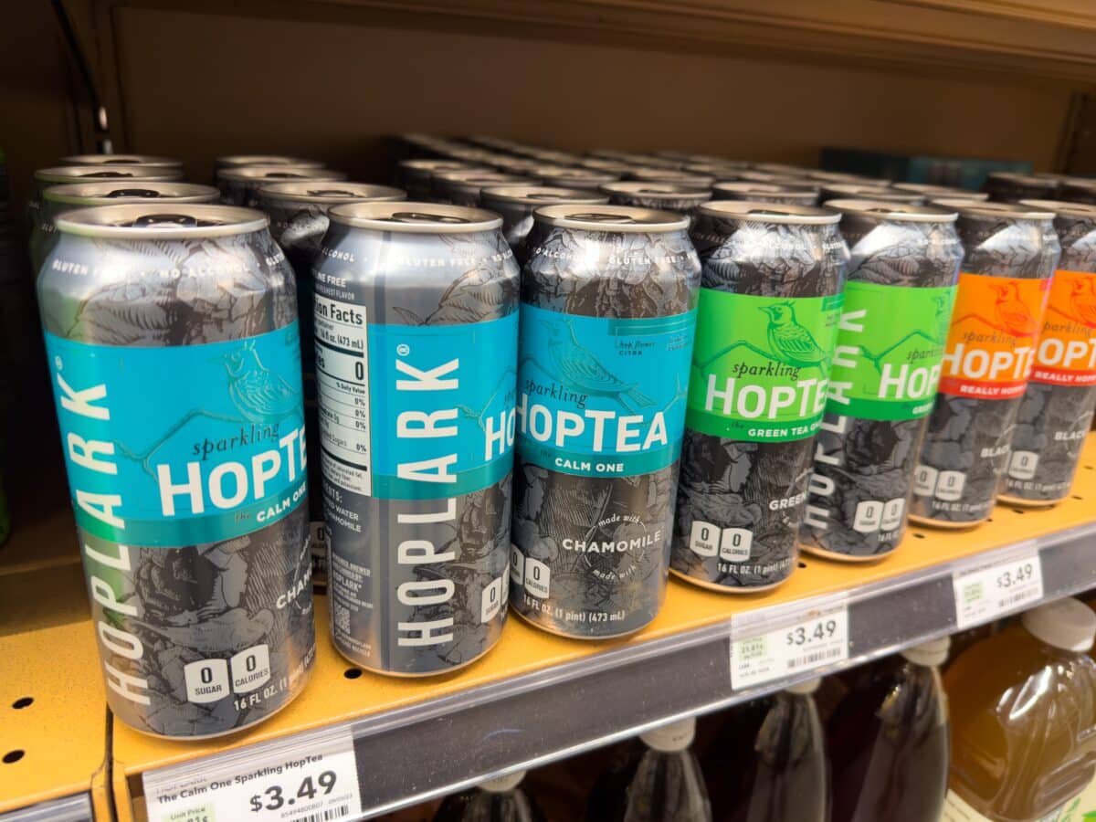 Hoplark HopTea, sparkling calming and green tea drinks in cans, are among the popular products in the booming "chill-out drink" industry.