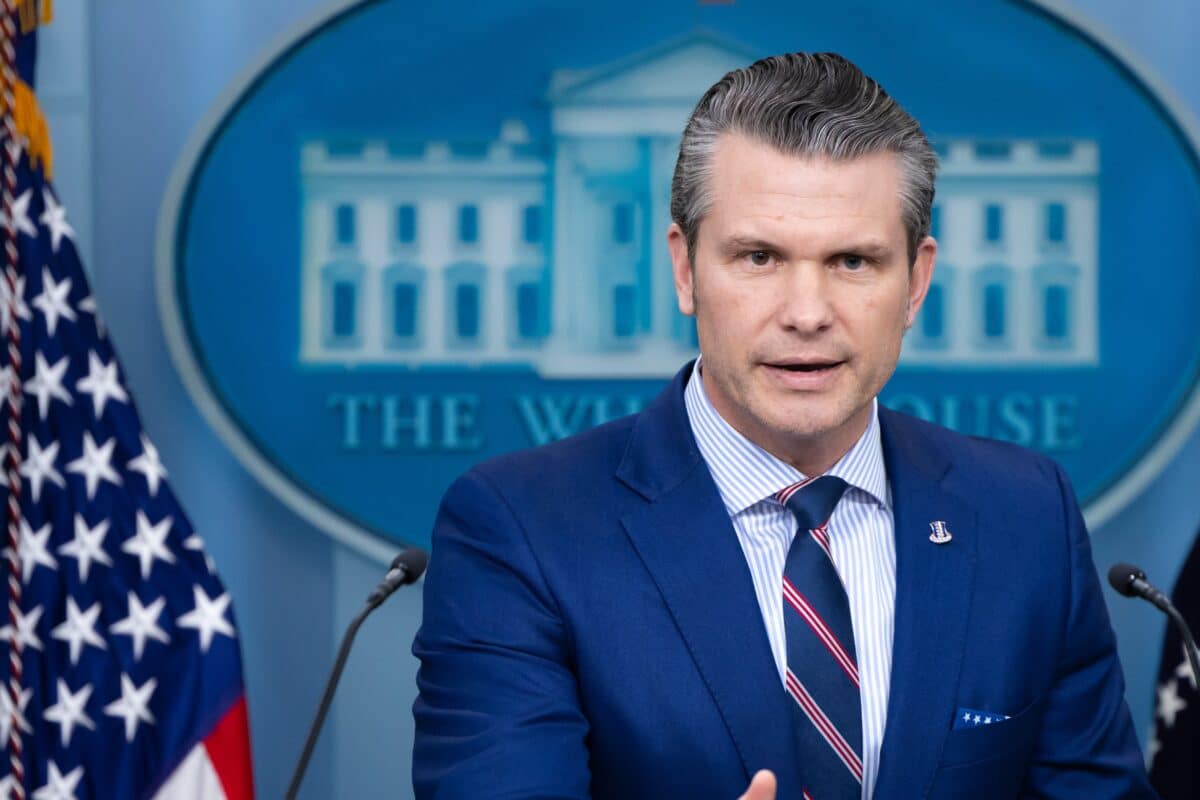 Secretary of Defense, Pete Hegseth