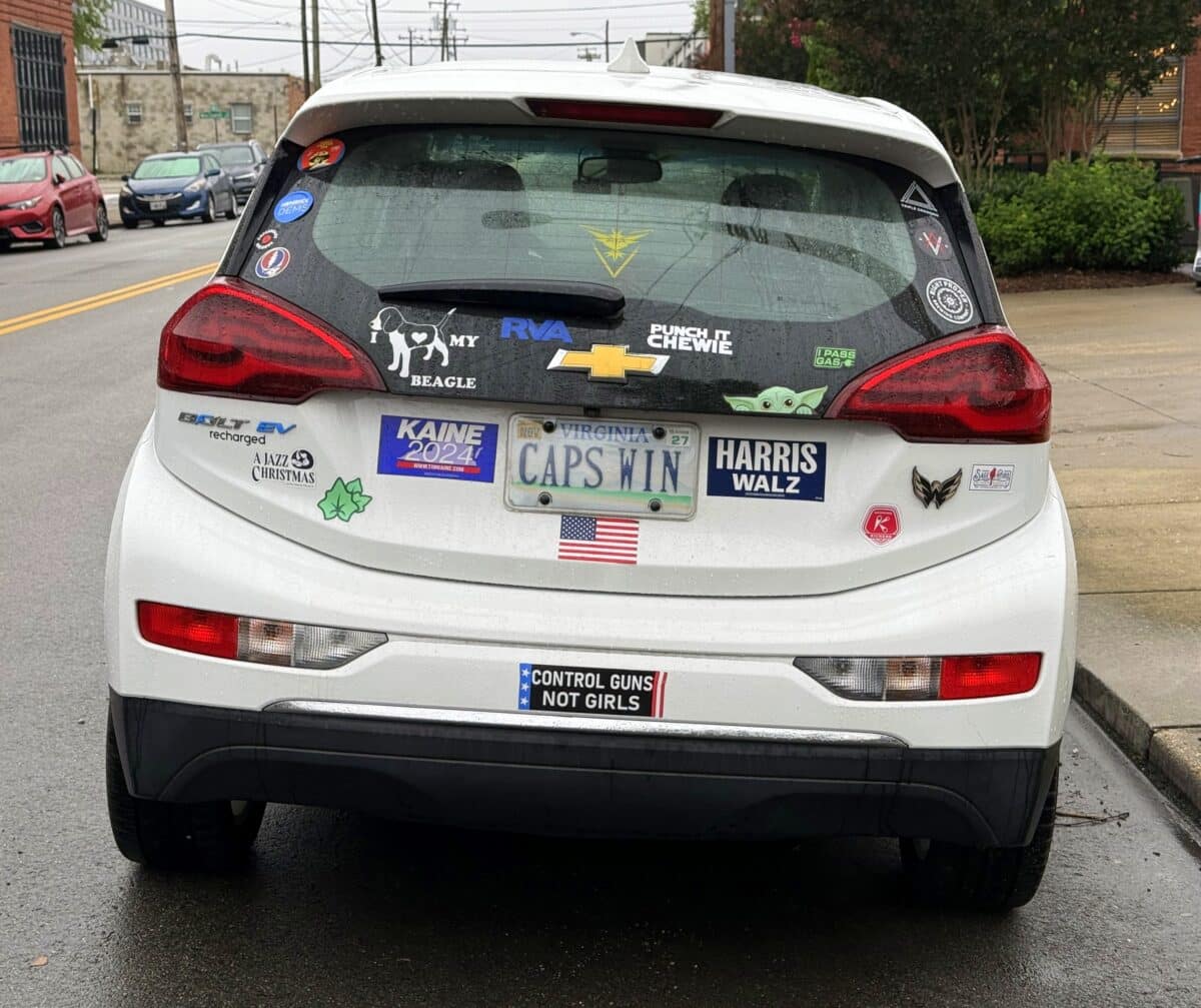 Pro-Harris bumper stickers