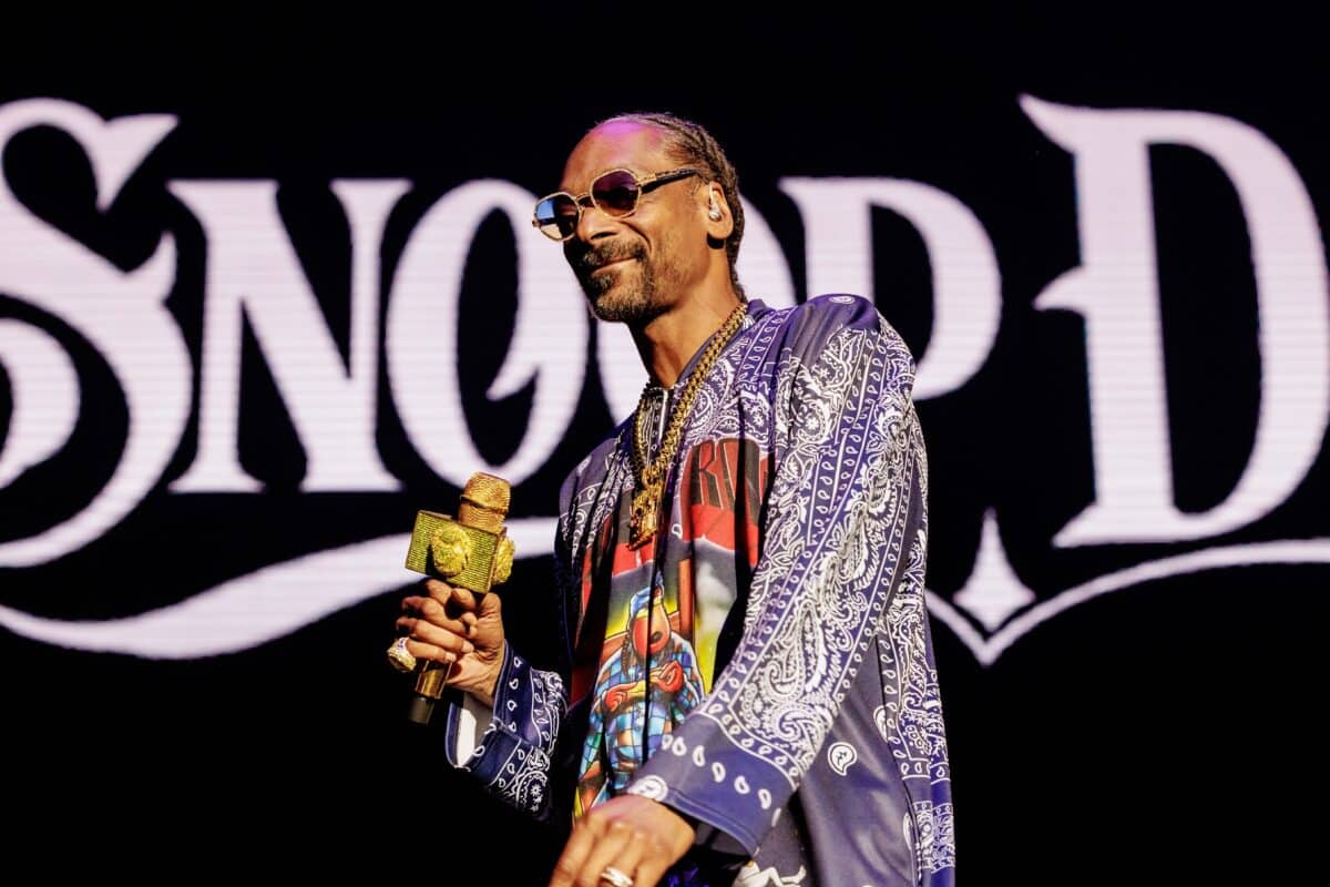 Snoop Dogg performs live on March 20, 2023 at the Ziggo Dome in Amsterdam.