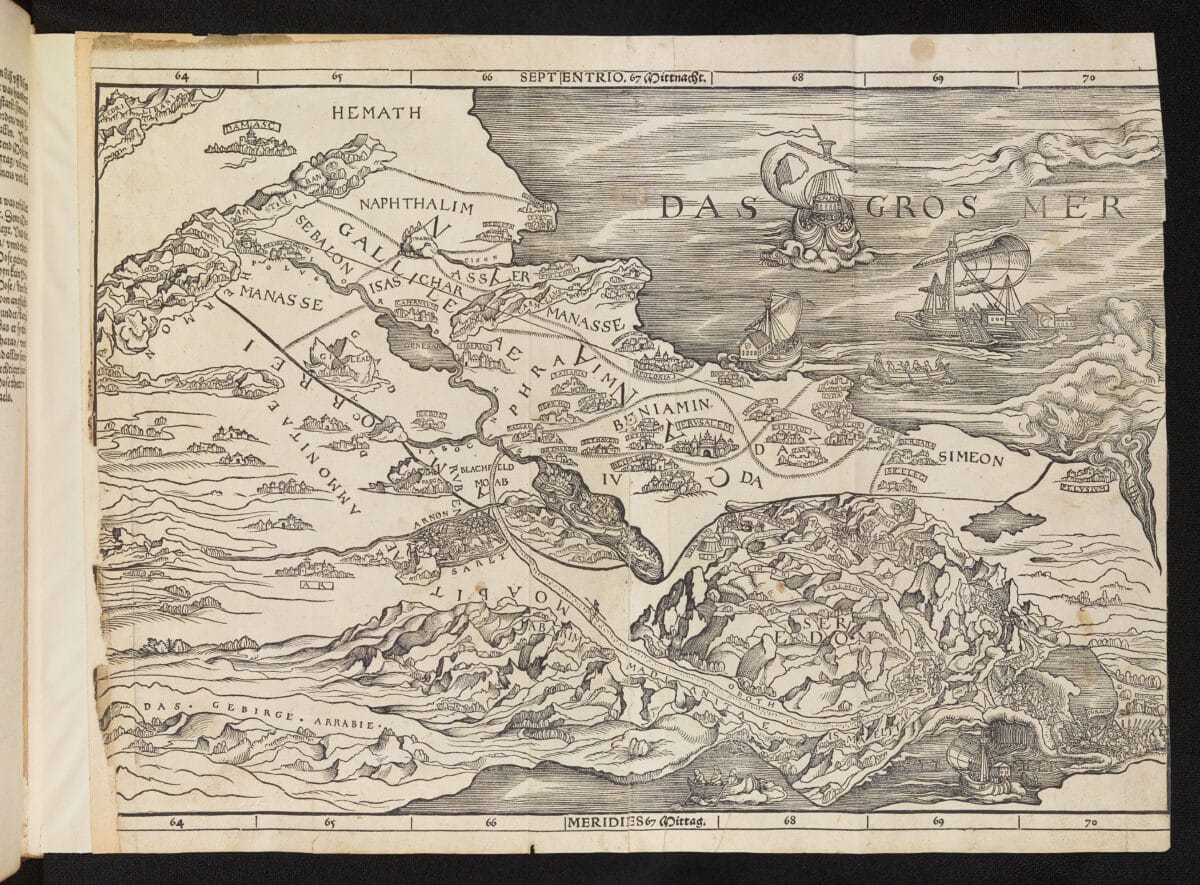 Lucas Cranach the Elder’s map of the Holy Land