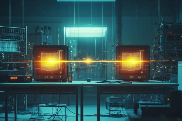 Quantum teleportation experiment in lab