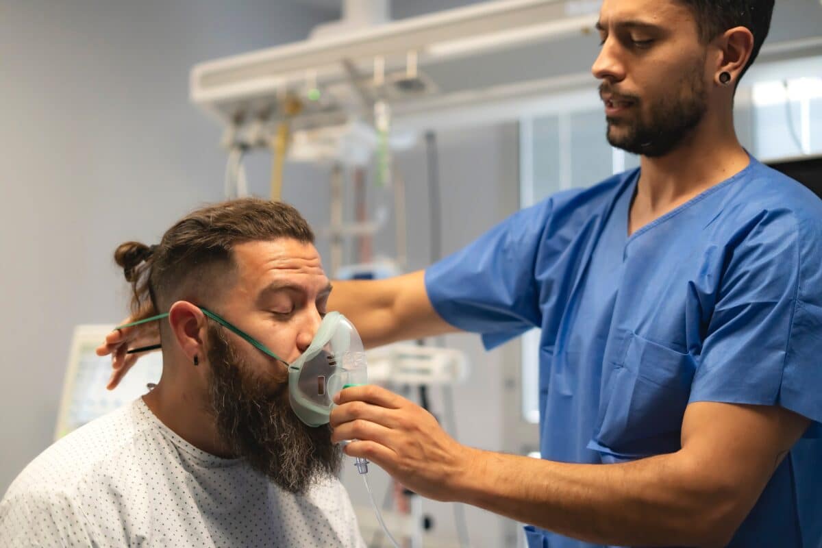 Patients who developed breathing difficulty after admission faced the highest mortality risk.
