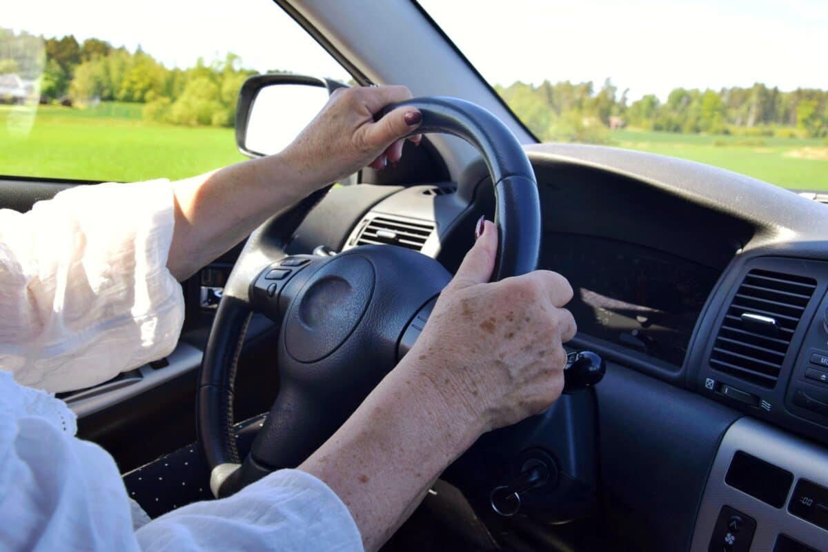 hands on wheel