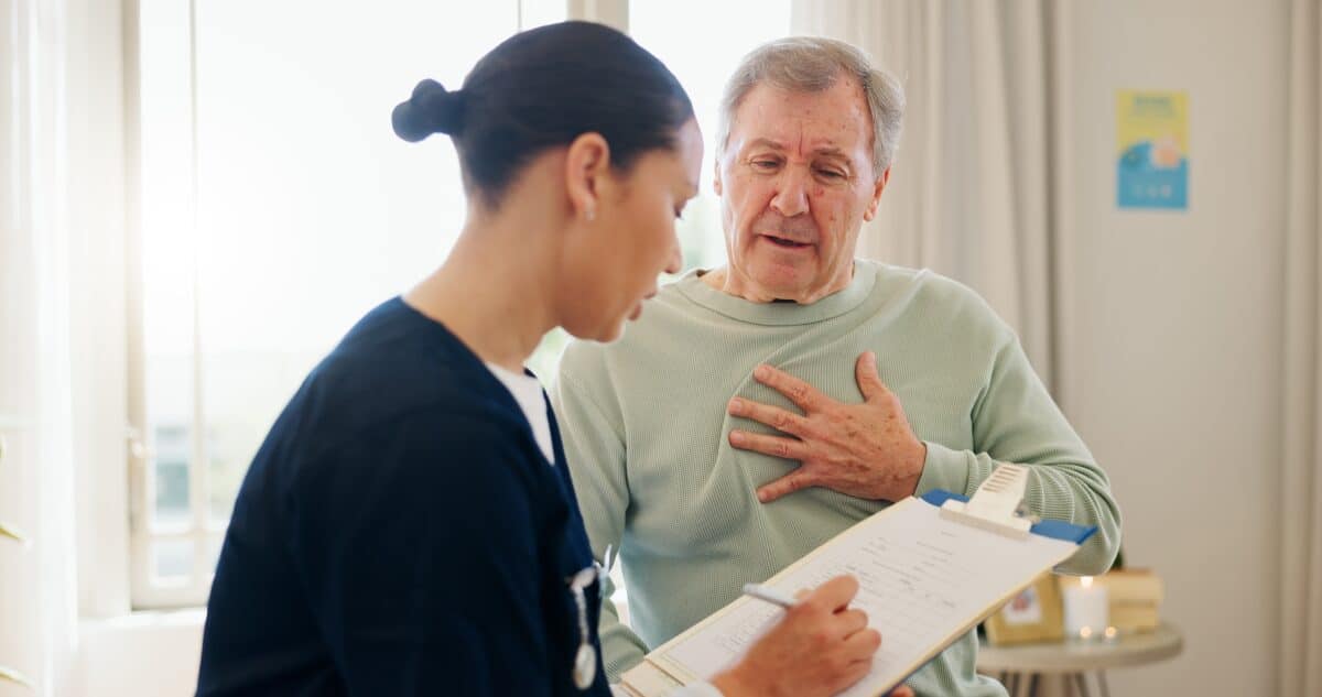 Nurse asking