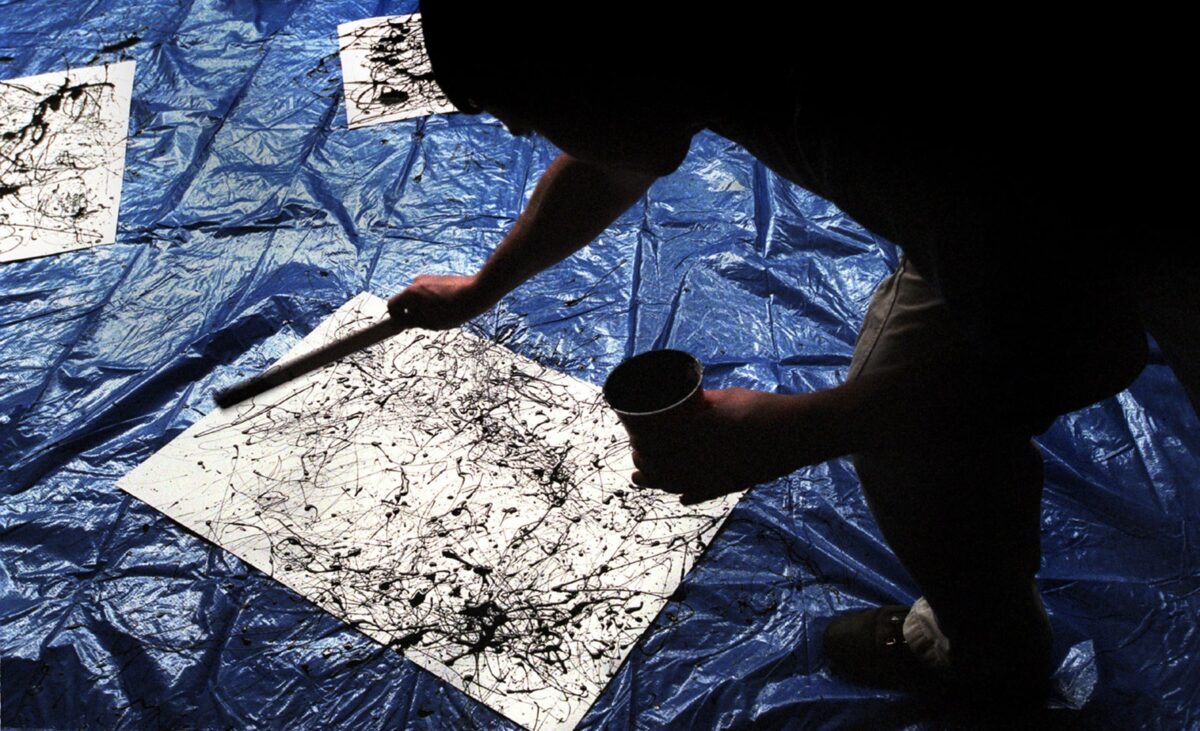 Jackson Pollock painting study