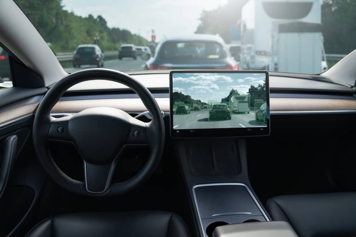 The system receives road features from satellite data, then determines the best paths forward.