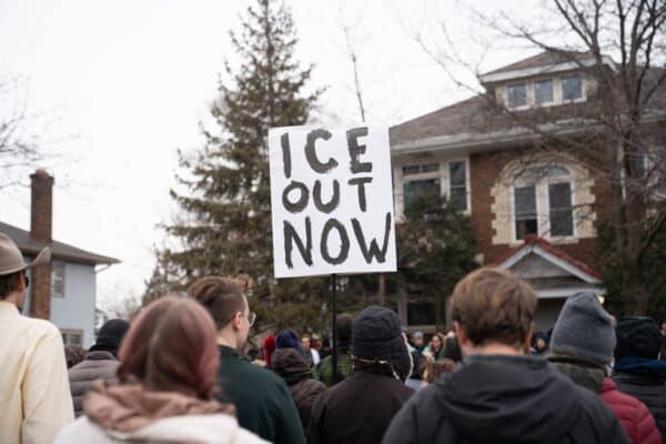 ice protest Minnesota