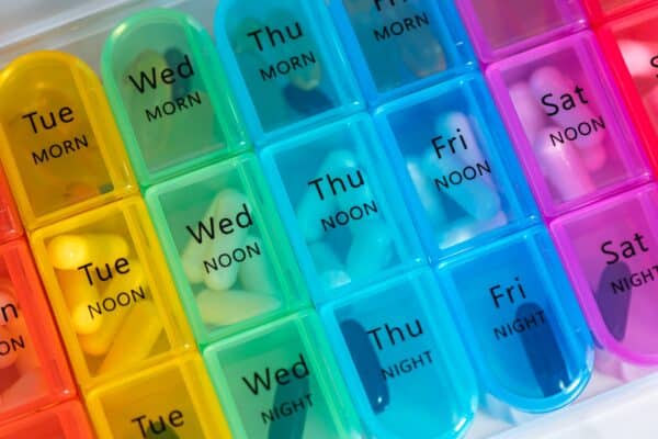 weekly pill box