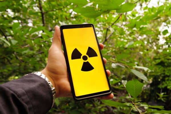 radiation warning phone