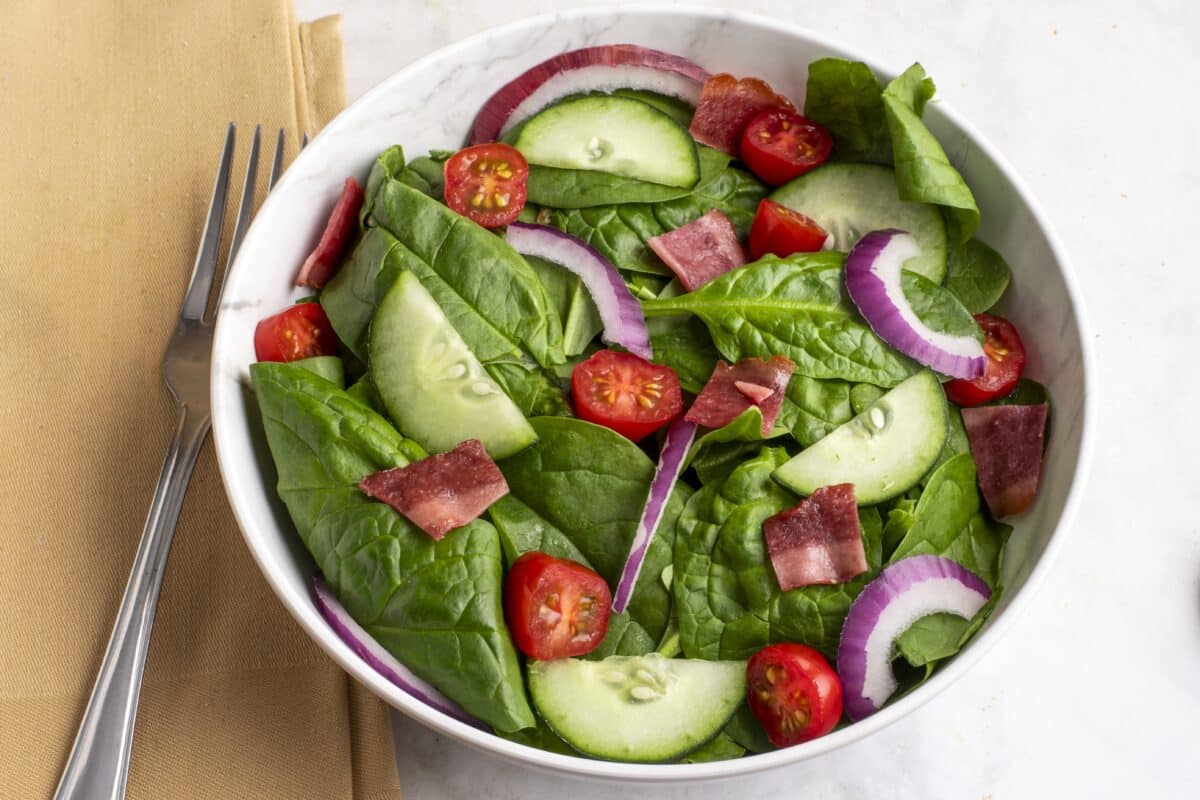 spinach bacon