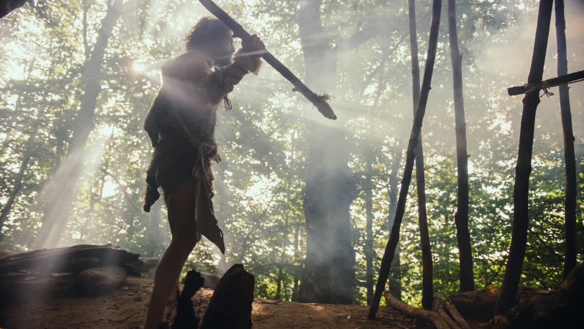 stone age hunter