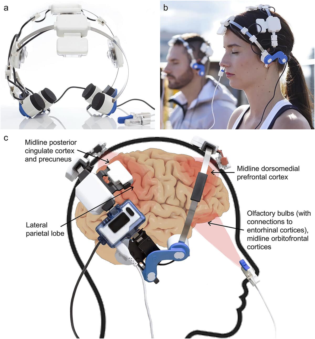 transcranial headset