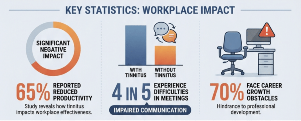 Tinnitus impacts in workplace