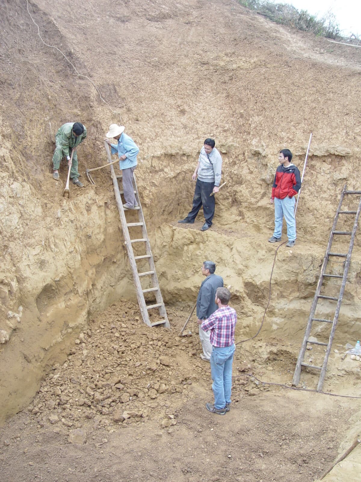 Yunxian Homo erectus excavation site