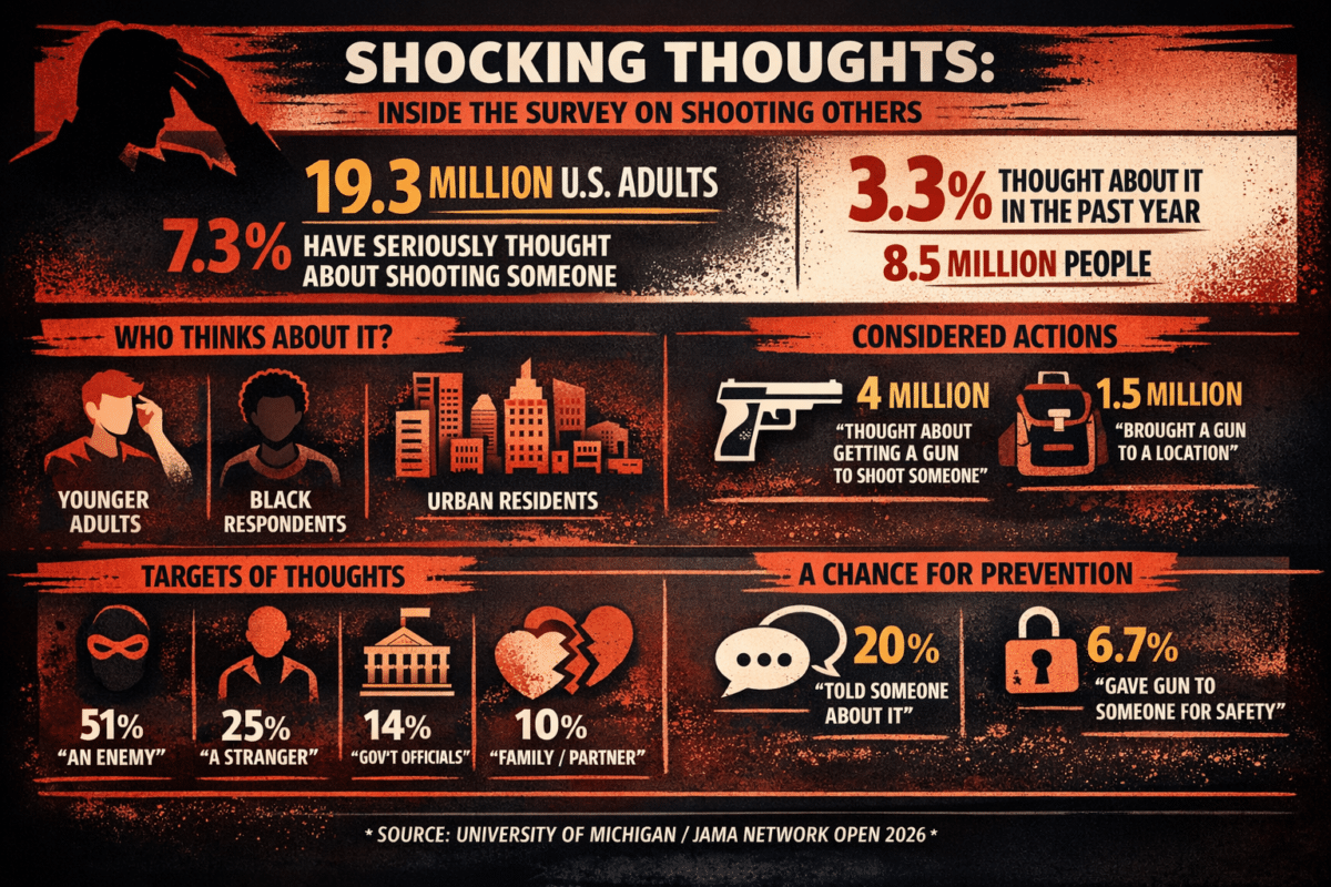 Shooting thoughts infographic