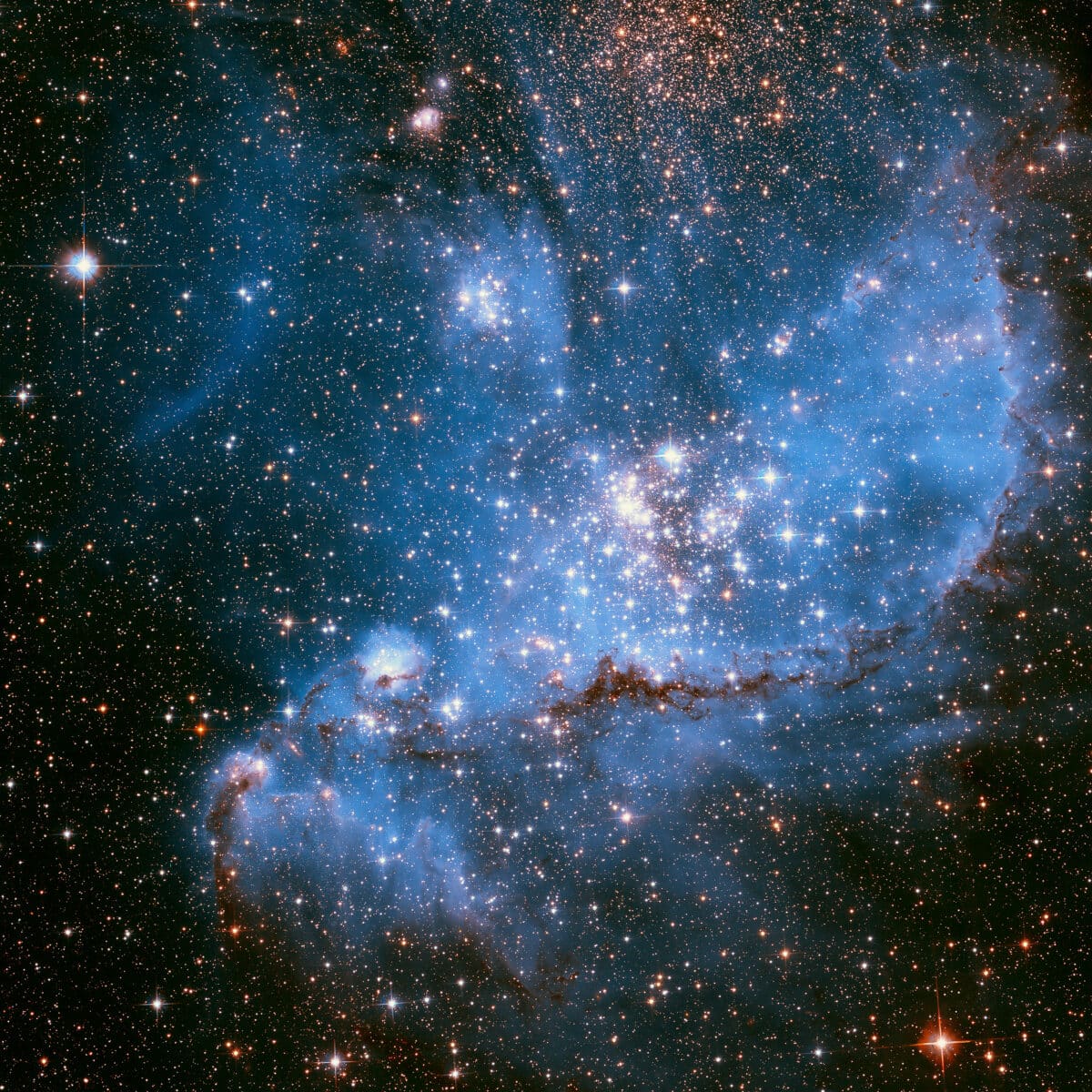 The,Small,Magellanic,Cloud,Is,A,Dwarf,Irregular,Galaxy,Near