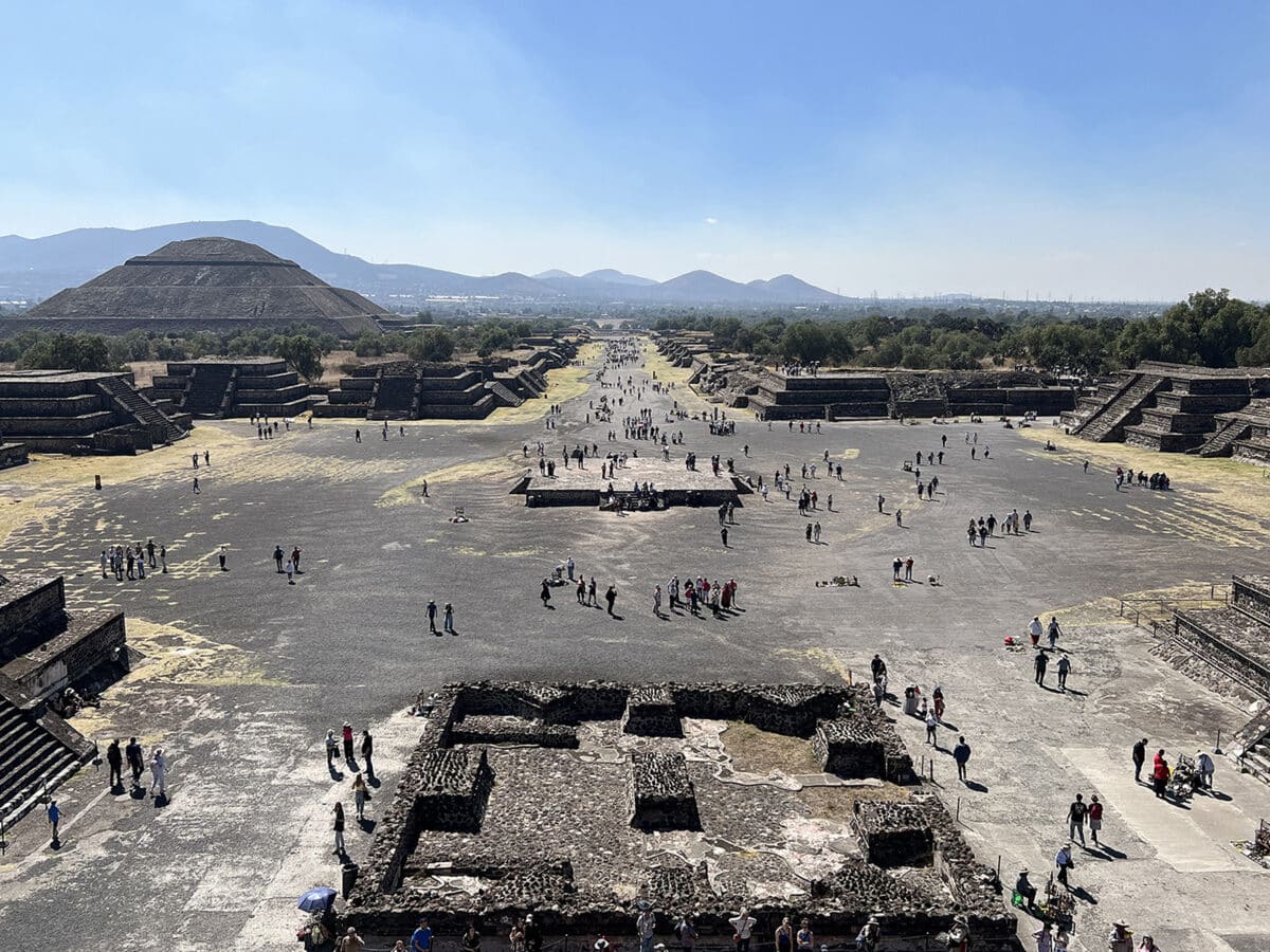 Teotihuacan street of the dead