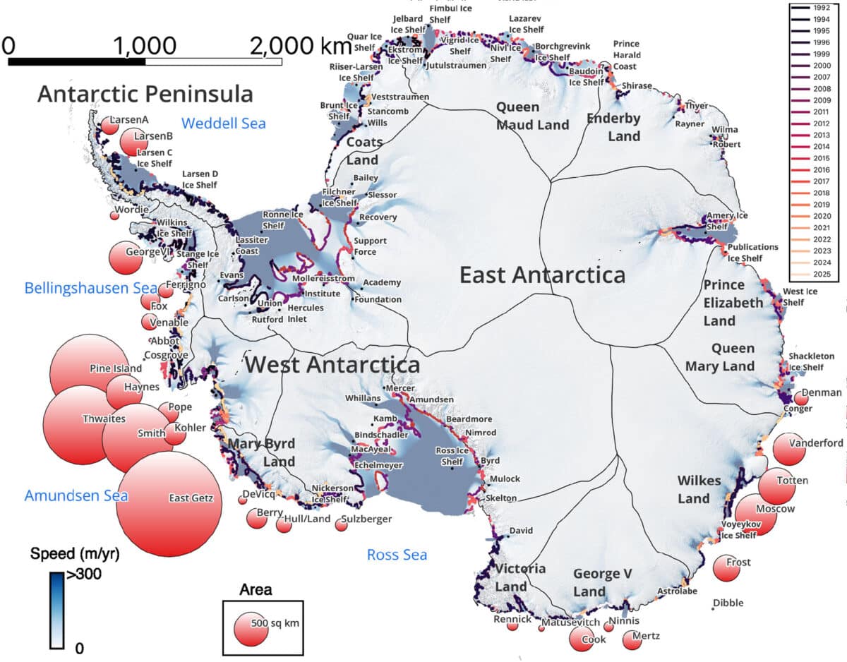 lost ice Antarctica