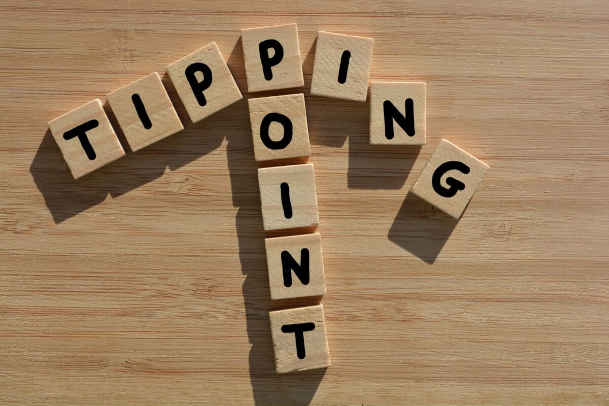 Tipping,Point,In,Wooden,Alphabet,Letters,On,A,Bamboo,Wood
