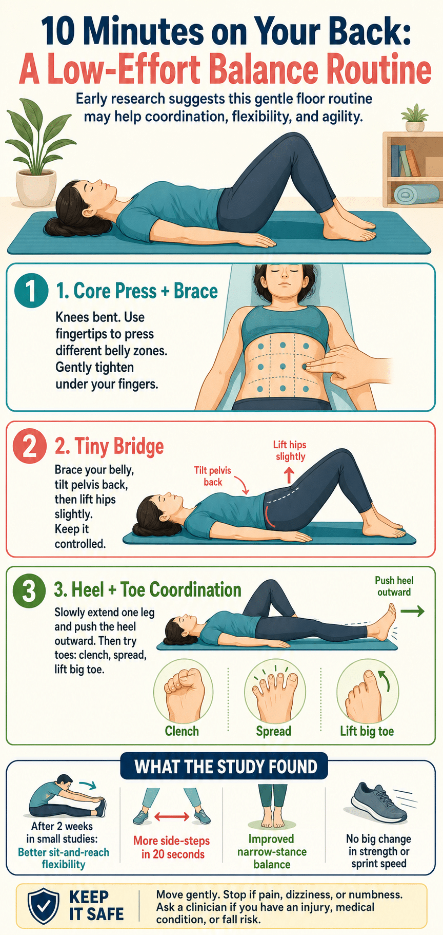 Balance and agility routine