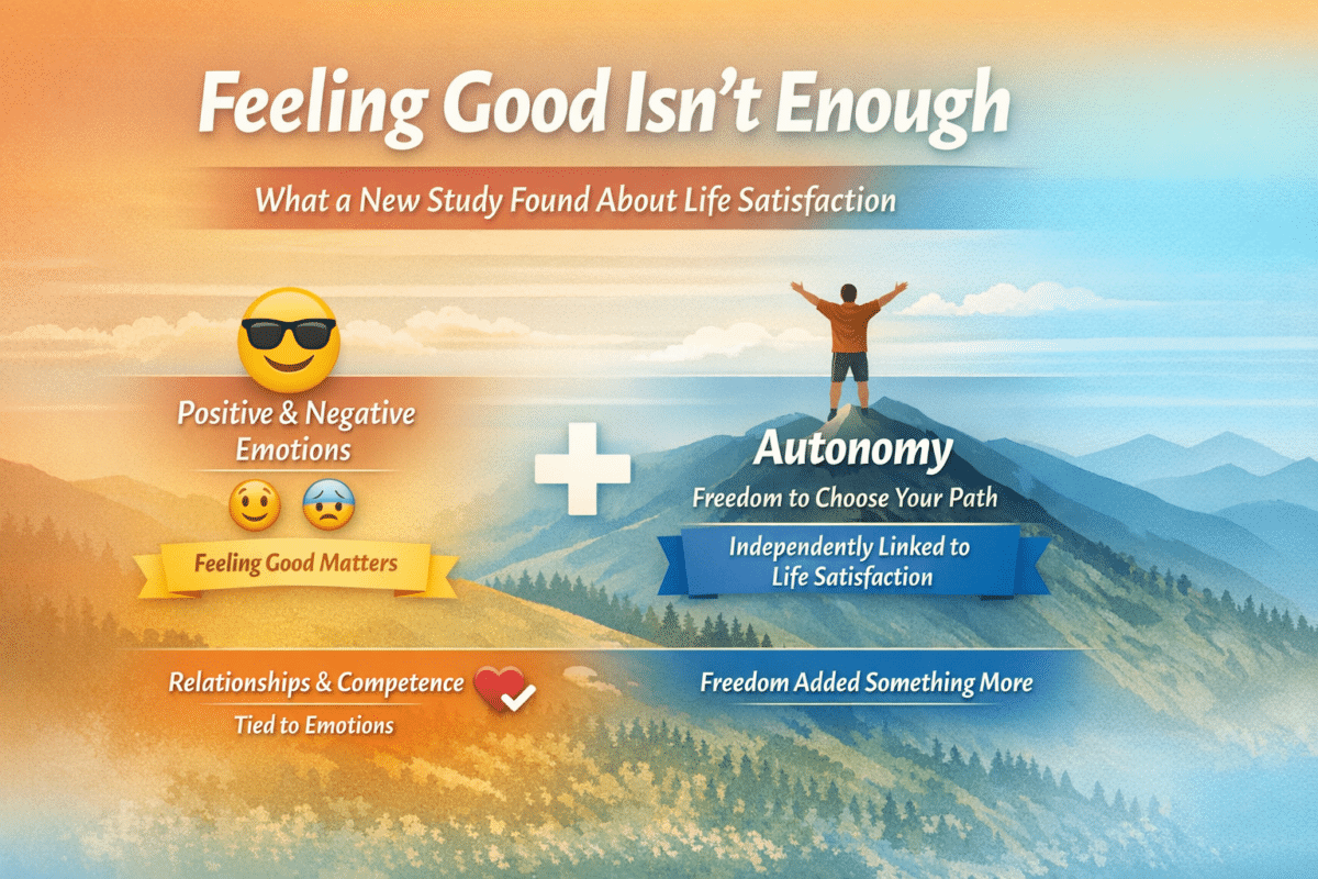 Emotions, autonomy, and life satisfaction