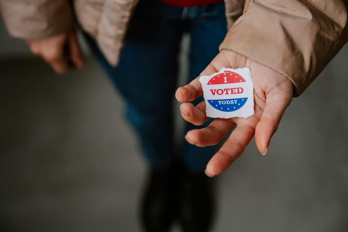 I Voted Today sticker