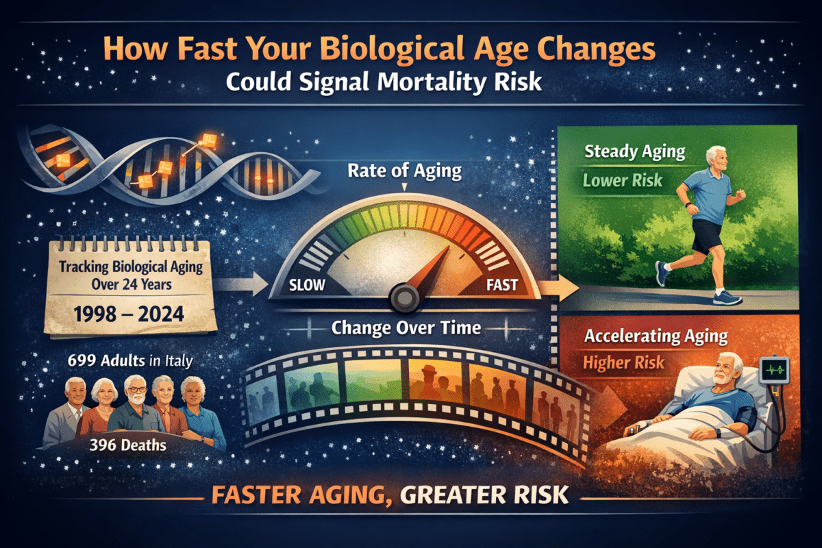 Tracking biological aging and risk