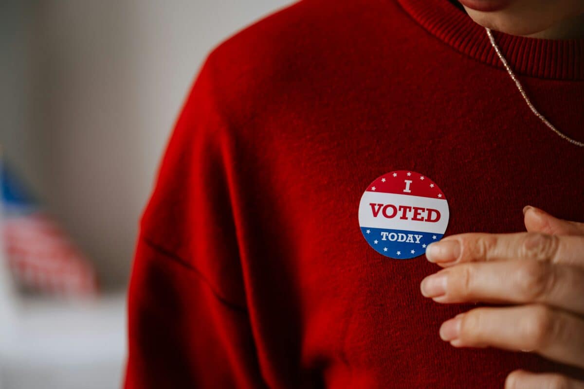 "I Voted Today" sticker