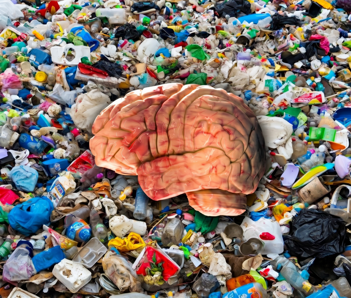 microplastic brain
